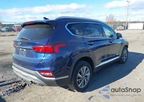 2019 Hyundai Santa Fe Ultimate z USA, uszkodzony, nr VIN 5NMS53AD2KH056716